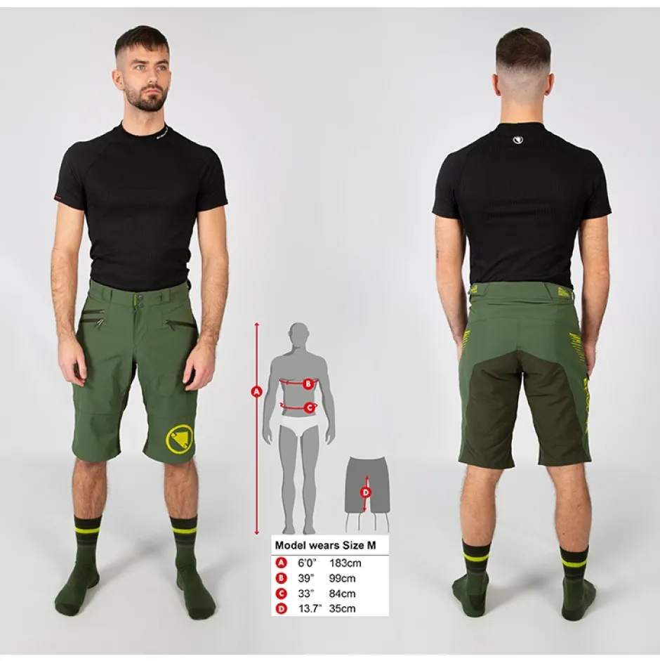 Mtb-Shorts|Mtb-Broeken < Endura ingeTrack II hort Heren - caoufage-dark
