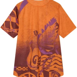 Endura Singletrack Print Shirt met korte mouwen Heren - end orange