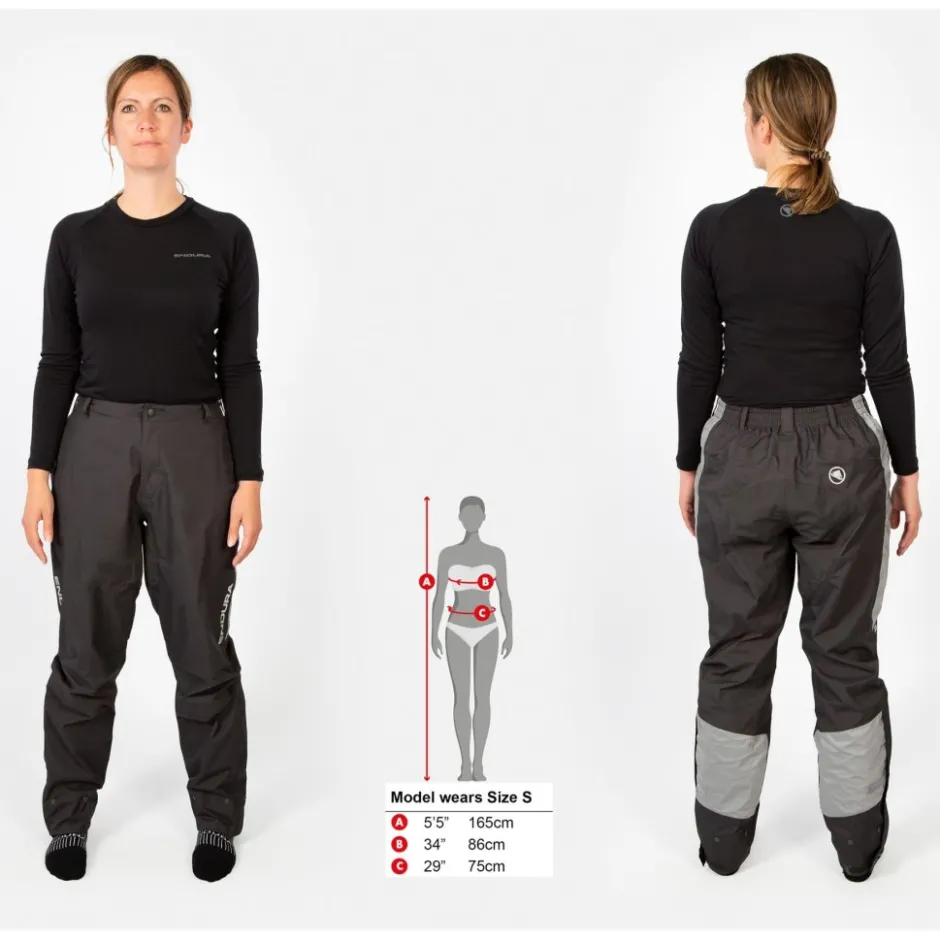 Regenbroeken < Endura Urban Luminite II Waterdichte Broek Dames - anthracite