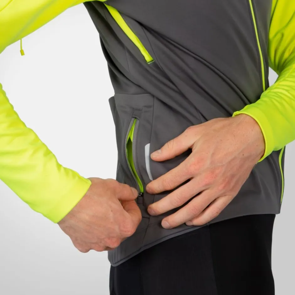 Winterjassen < Endura Windchi II Ja Heren - hi-viz yeow