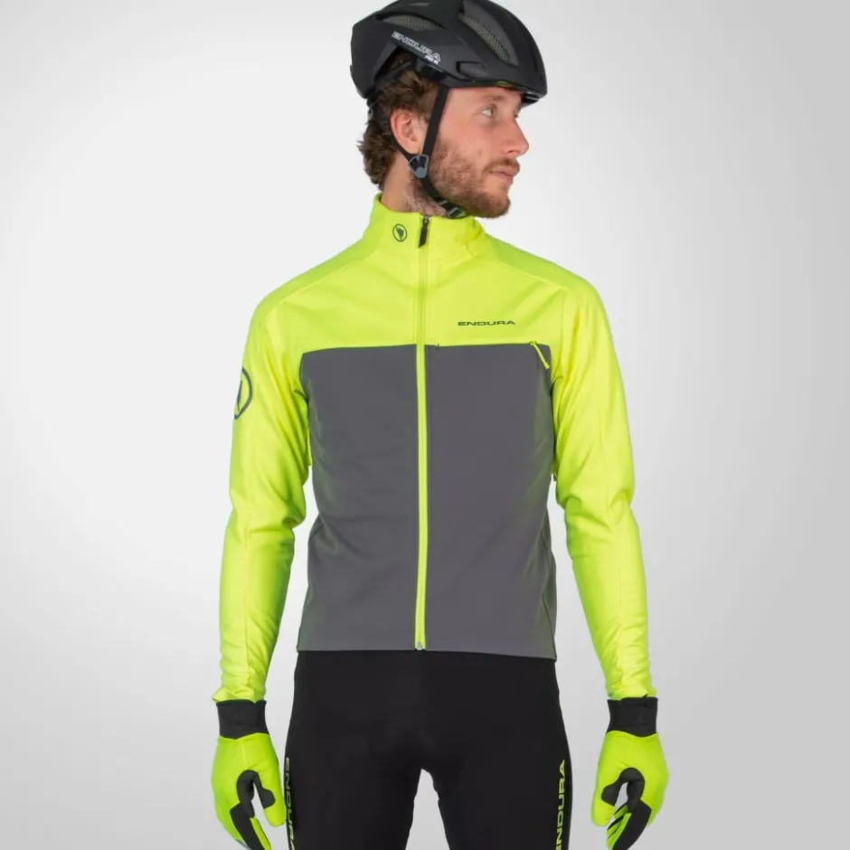 Winterjassen < Endura Windchi II Ja Heren - hi-viz yeow