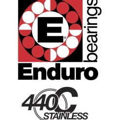 Enduro Bearings B543 SS LLB - ABEC 3 - Stainless Steel Headset Angular Contact Ball Bearing - 1 9/16" x 2" x 9/32"