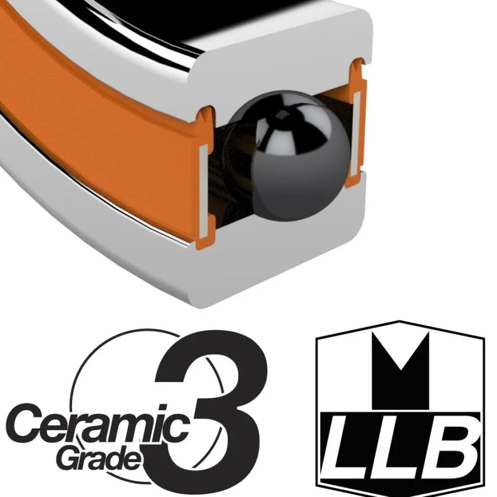 Enduro Bearings COMR18307 LLB - ABEC 5 ZERO - Ceramic Ball Bearing - 18x30x7mm