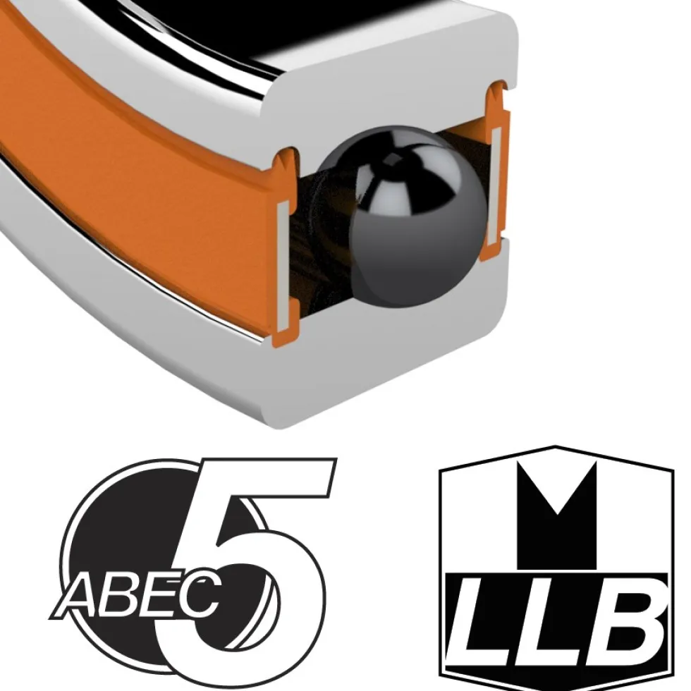 Enduro Bearings MRA1728 LLB - ABEC 5 - Angular Contact Ball Bearing - 17x28x7mm