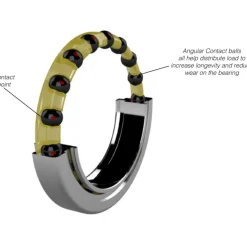 Enduro Bearings MRA2437 LLB - ABEC 5 - Hoekcontactkogellager - 24x37x7mm