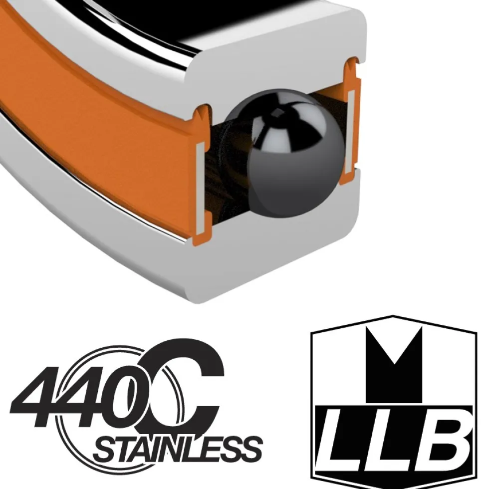 Enduro Bearings S6802 LLB - ABEC 3 - Stainless Steel Bearing - 15x24x5mm