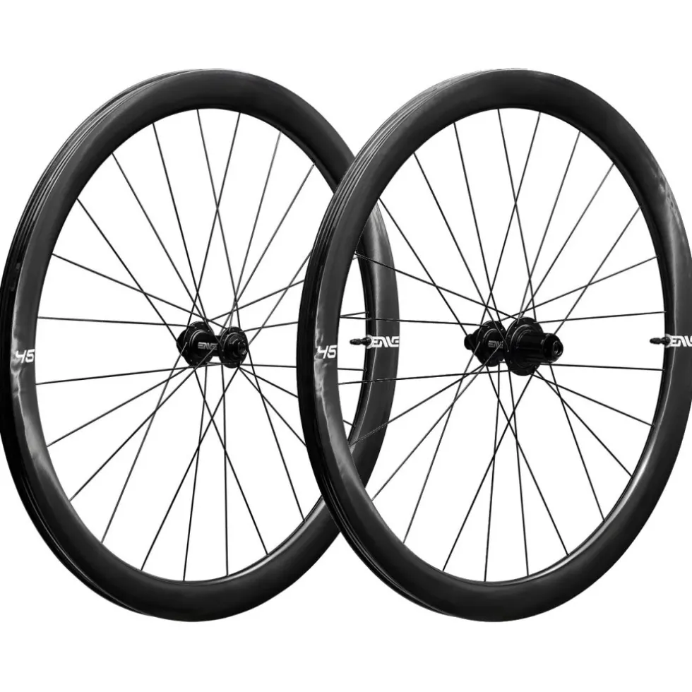 ENVE Foundation 45 Innerdrive Wielset - 28" | Carbon | Hookless | Centerlock - 12x100mm | 12x142mm - Shimano HG L