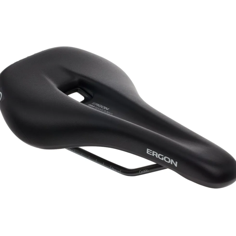 Ergon SM Sport Men Zadel - zwart