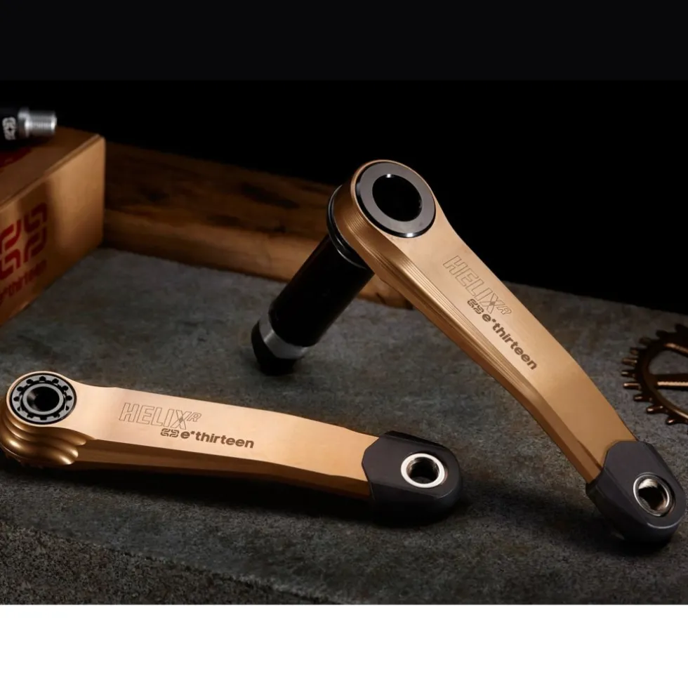 e*thirteen Helix Race Crank - 30mm | 68/73mm | P3 Connect - brons