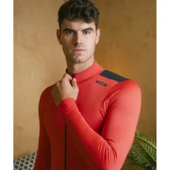 Windjacks|Racefietsjacks < Etxeondo Dena Gore-Tex Windstopper Jas Heren - Rood/Zwart