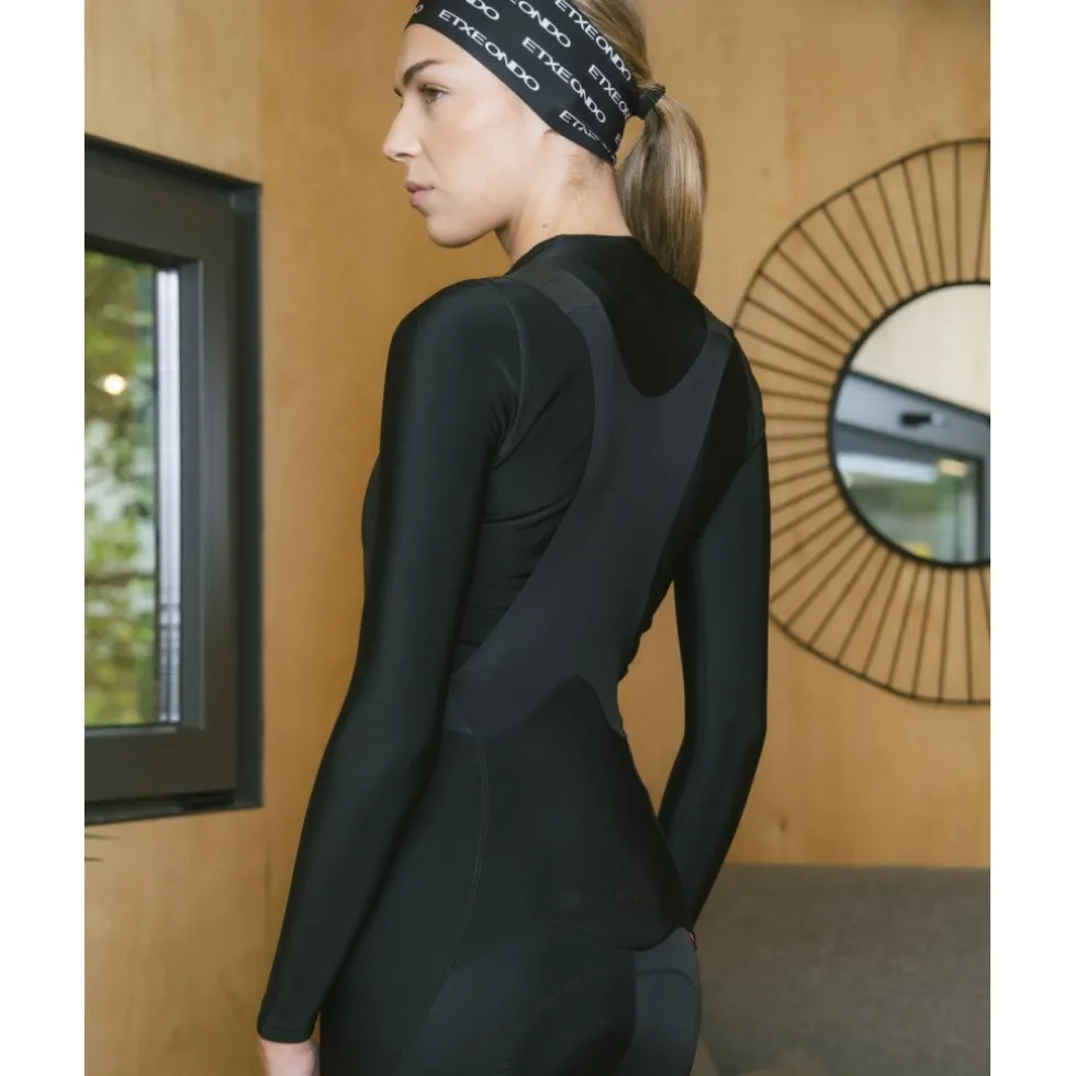Etxeondo Olaia Fietsbroek met Bretels Dames - Zwart