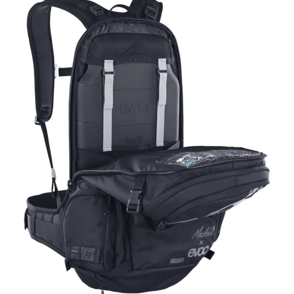 EVOC Fr Trail E-Ride Protector Rugzak 20 MacAskill - Zwart