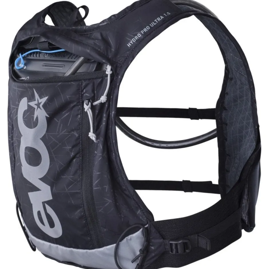 Drinkrugzakken|Rugzakken & Drinksystemen < Evoc Hydro Pro Ultra 1.5 Rugzak + 1.5L Drinkfles - Zwart