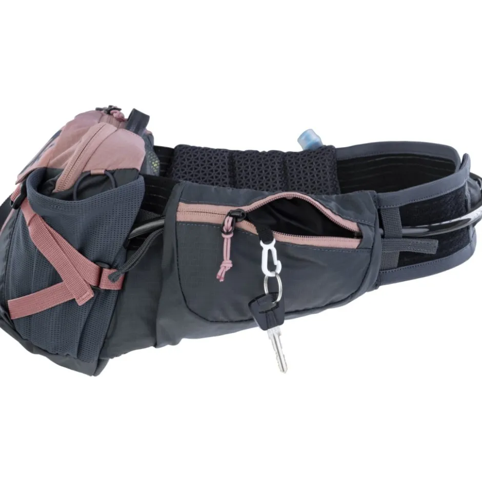 Heuptassen < Evoc Pro 3 Heuptas - Dusty Pink - Carbon Grey