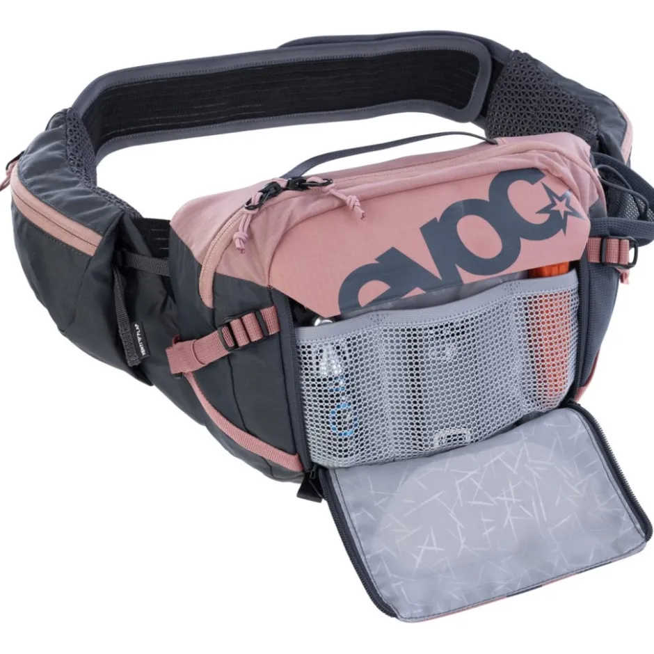 Heuptassen < Evoc Pro 3 Heuptas - Dusty Pink - Carbon Grey