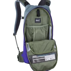EVOC Stage 6 Rugzak - Steel - Violet - Dark Olive