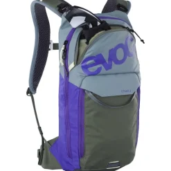 EVOC Stage 6 Rugzak - Steel - Violet - Dark Olive
