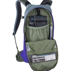 EVOC Stage 6 Rugzak - Steel - Violet - Dark Olive