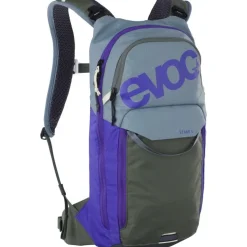 EVOC Stage 6 Rugzak - Steel - Violet - Dark Olive