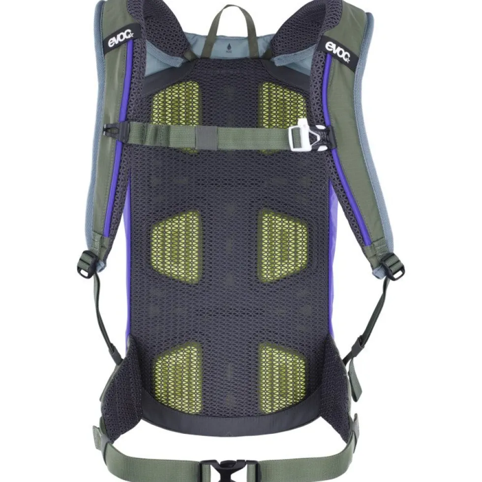 EVOC Stage 6 Rugzak - Steel - Violet - Dark Olive
