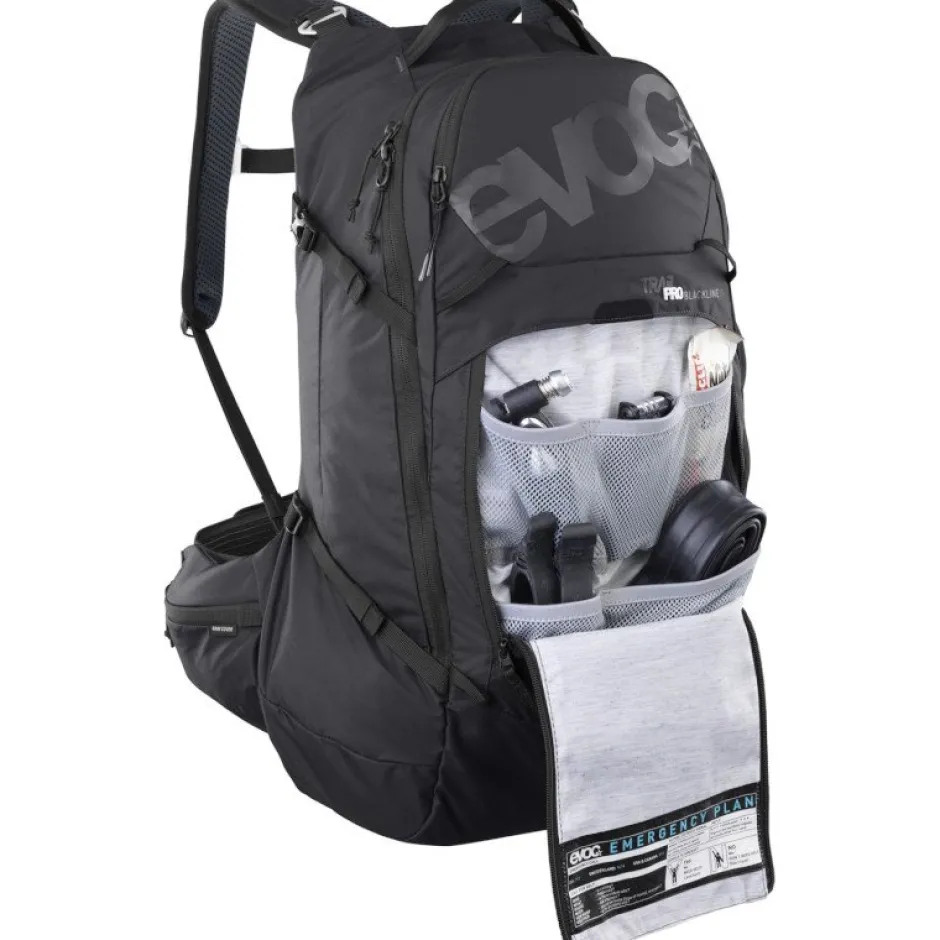 Drinkrugzakken < Evoc Trail Pro Blackline 26 Protector Rugzak - Zwart