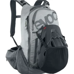 EVOC Trail Pro 16 Protector Rugzak - Stone/Carbon Grey
