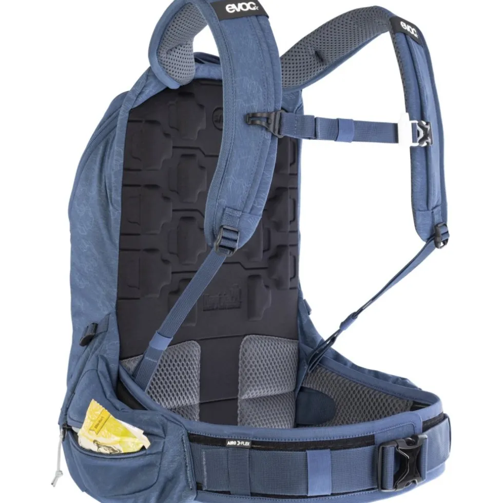 EVOC Trail Pro 16 Protector Rugzak - Denim