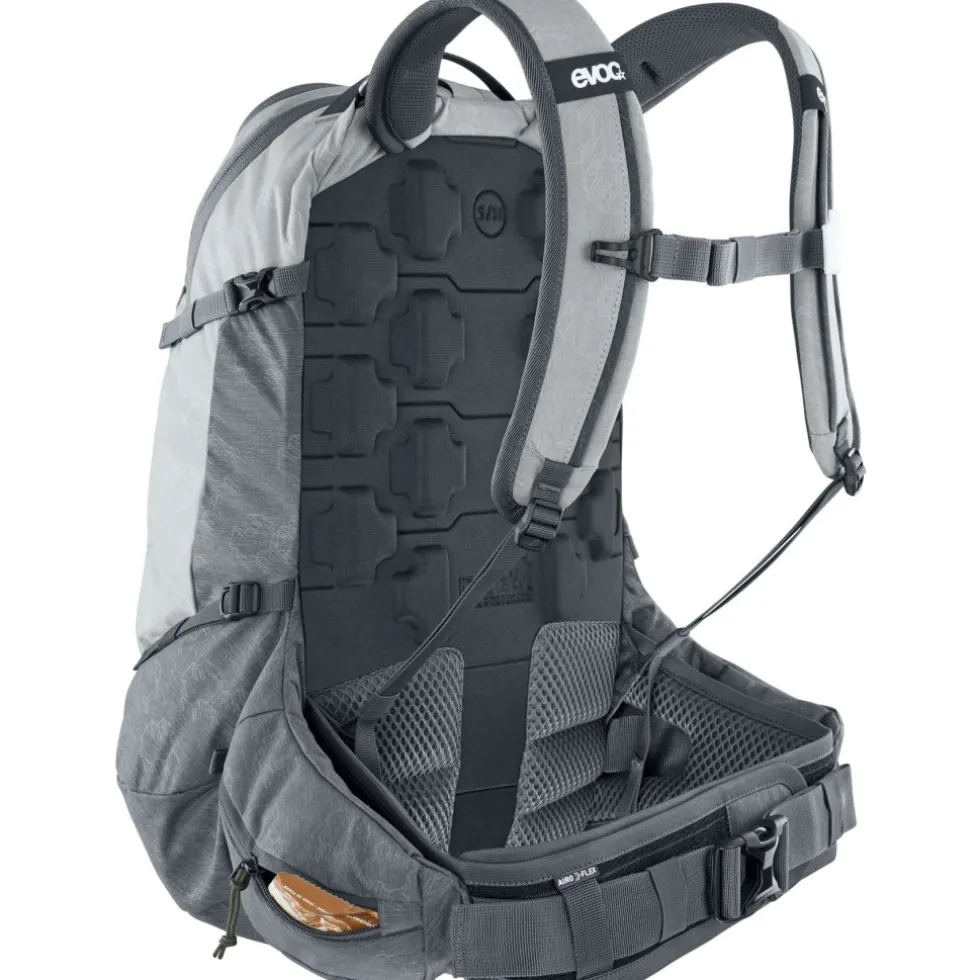 EVOC Trail Pro 26 Protector Rugzak - Stone/Carbon Grey