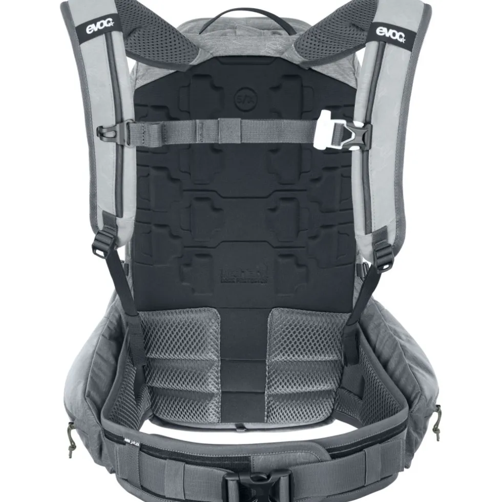 EVOC Trail Pro 26 Protector Rugzak - Stone/Carbon Grey