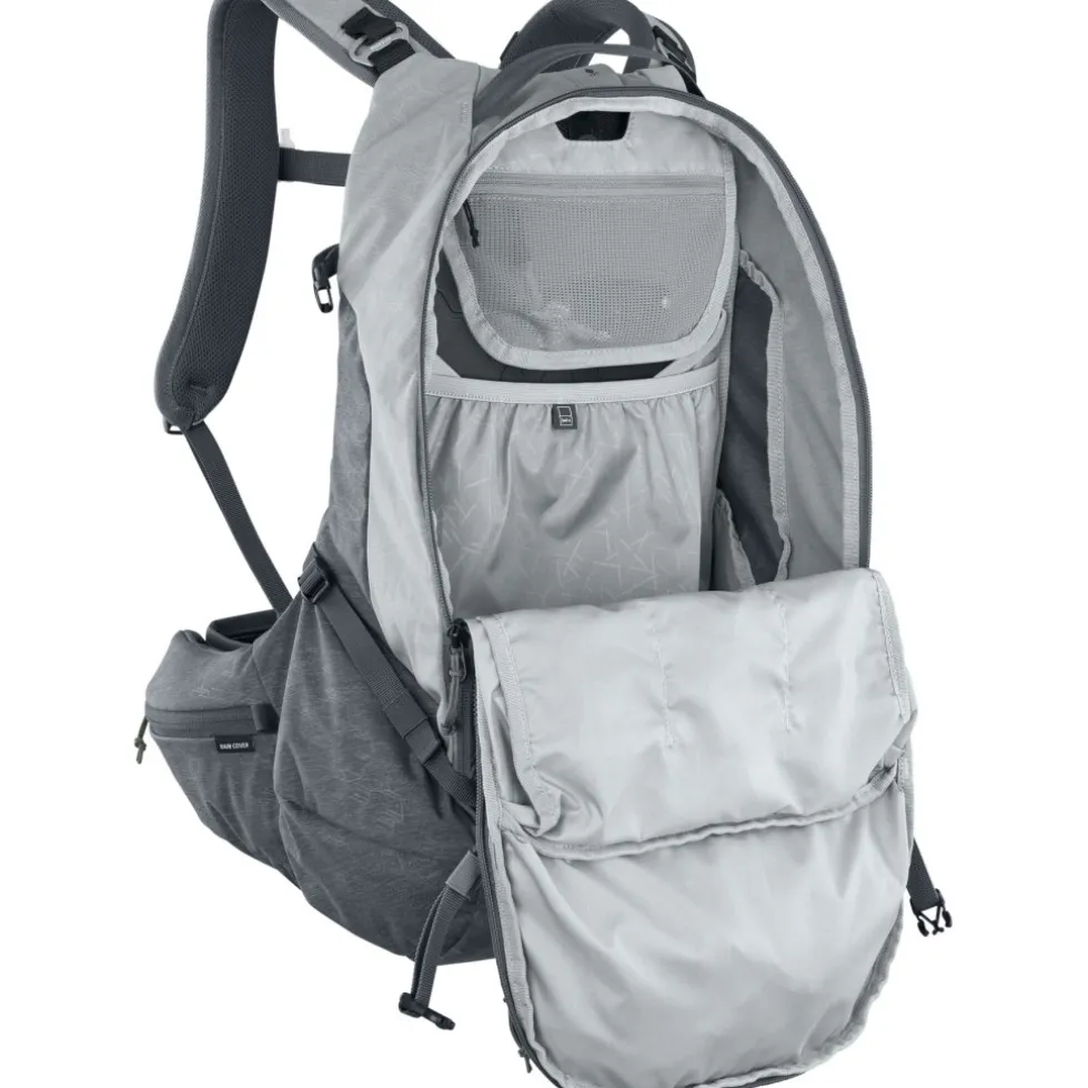 EVOC Trail Pro 26 Protector Rugzak - Stone/Carbon Grey