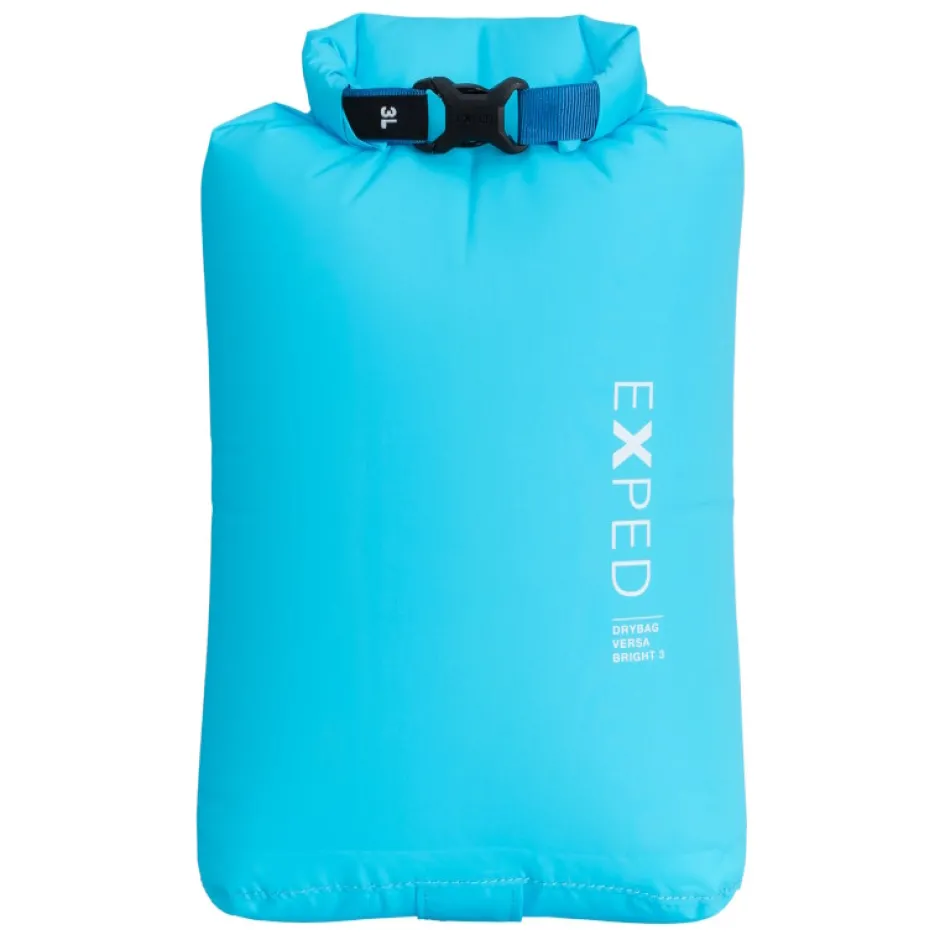 Reistassen & Sporttassen|Reistassen & Sporttassen < Exped Drybag Versa Bright Pakzak - 3 L - cyan