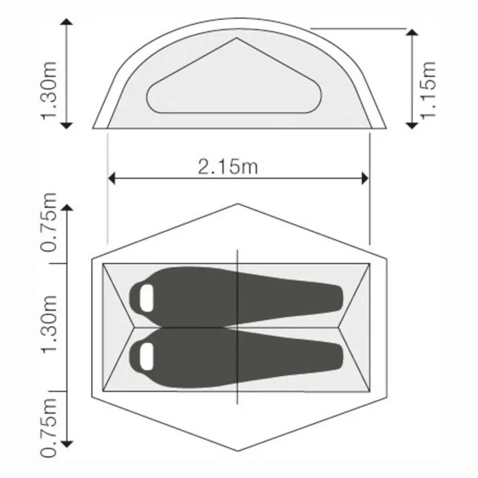 Exped Lyra II Extreme Tent - meadow