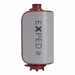 Slaapmatten < Exped Mega Pomp - granite / burgundy
