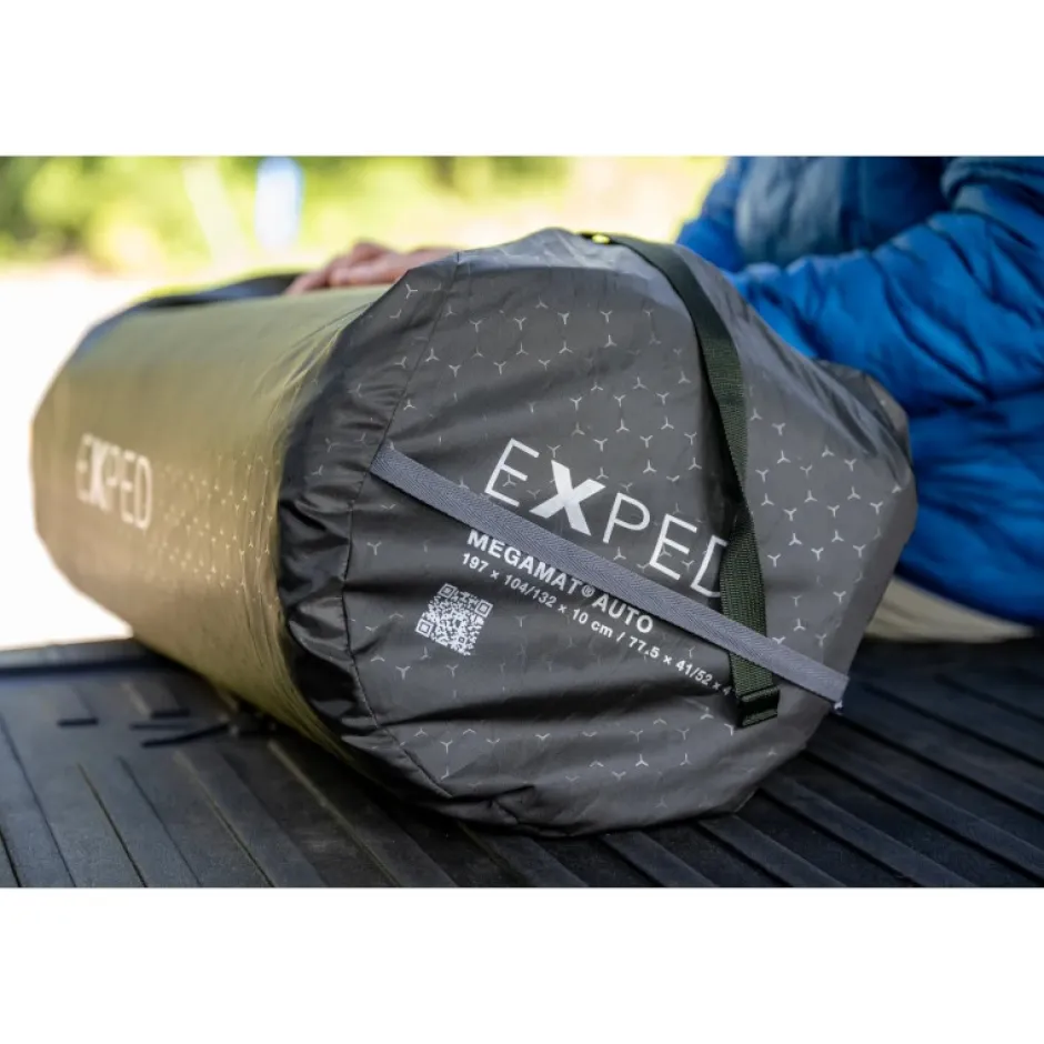 Slaapmatten < Exped MegaMat Auto Zelfopblazende Isolatiemat - moraine