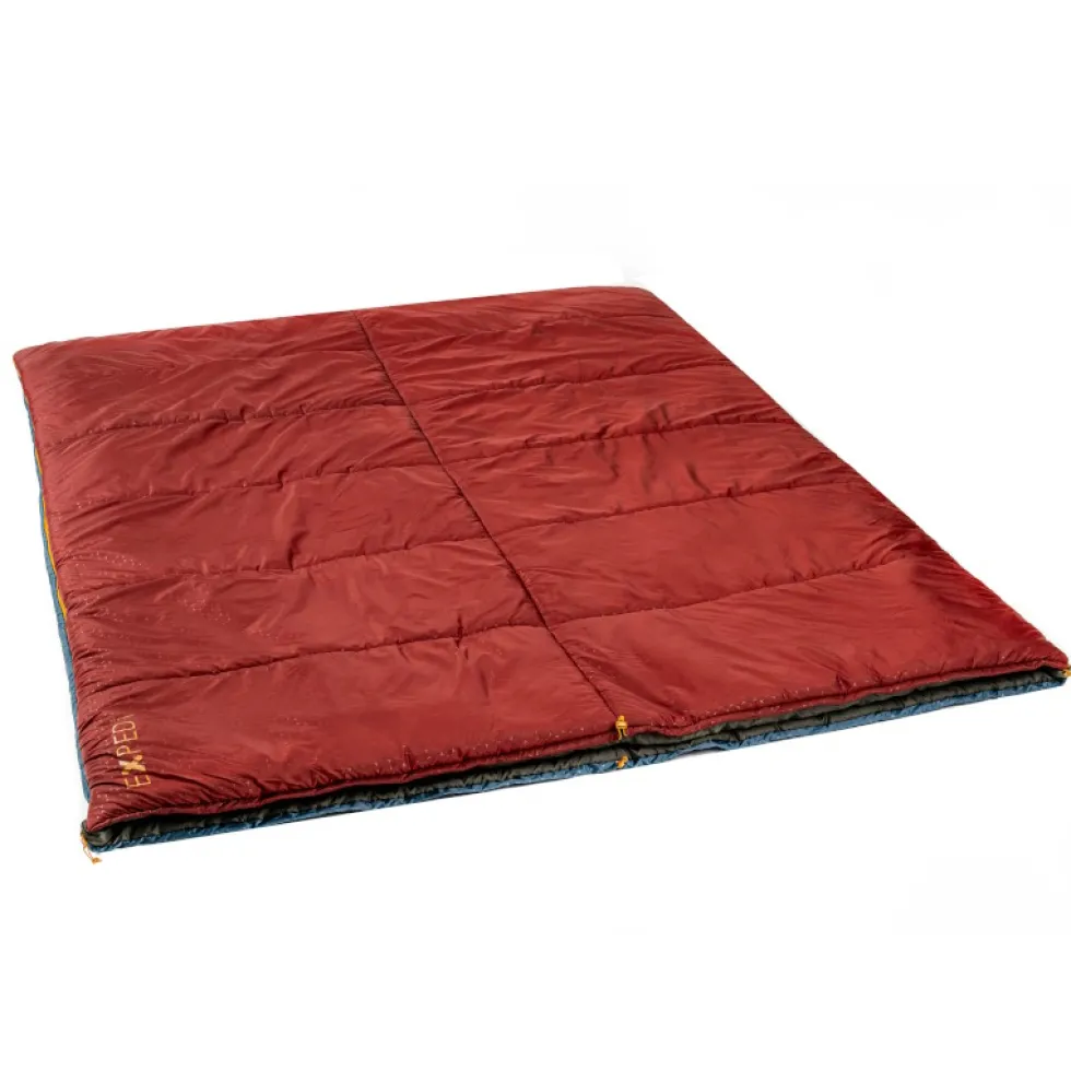 Exped Megasleep Duo Slaapzak - burgundy/ocean/moraine