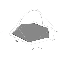 Exped Mira III HL Footprint - forest