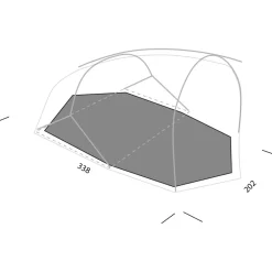 Tenten, Tarps & Hangmatten < Exped Outer Space II Footprint - forest
