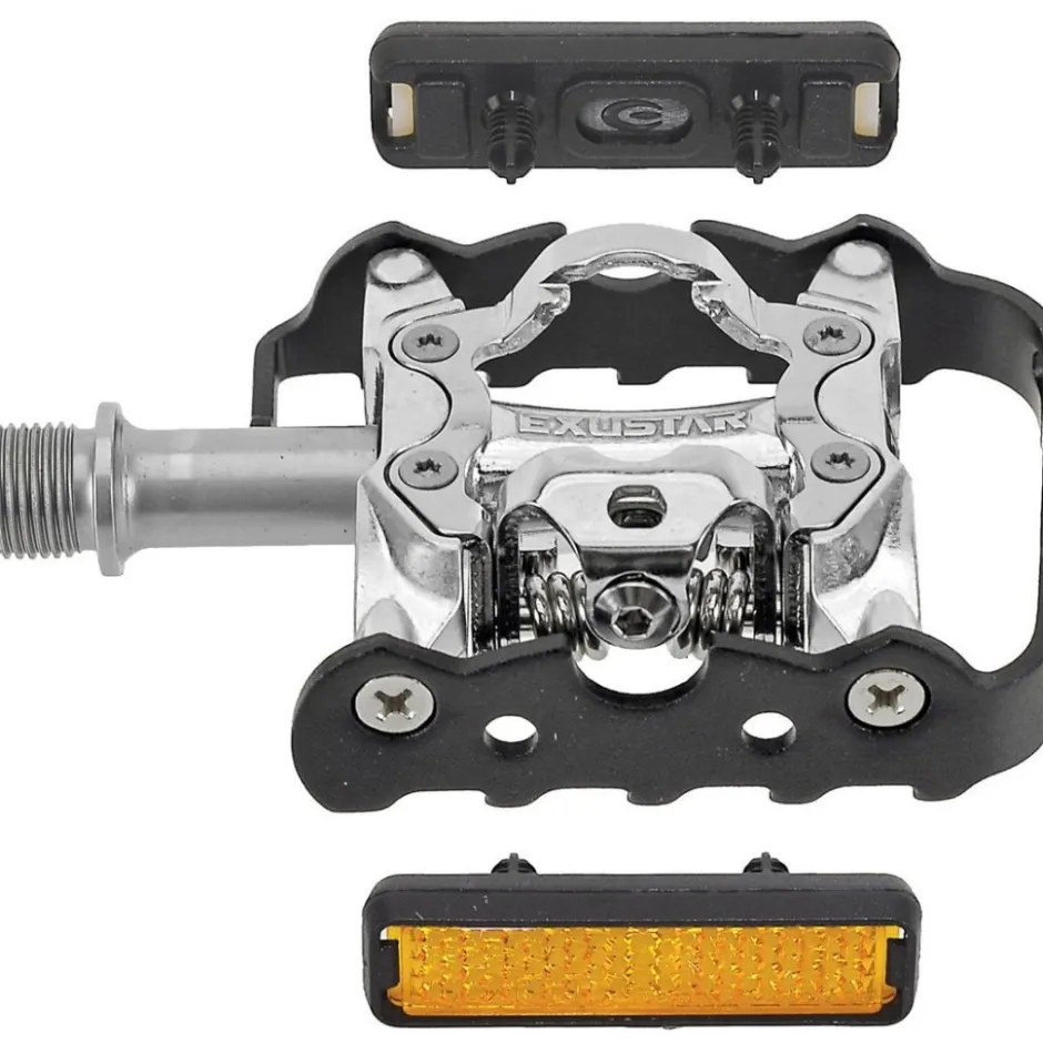 Combi Pedalen < Exustar E-PM86 Driple Interface Pedal - black