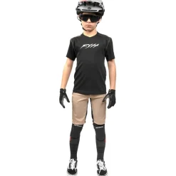 Shirts Kinderen < Fasthouse Alloy Ronin hirt et Korte ouwen Jongeren - Zwart