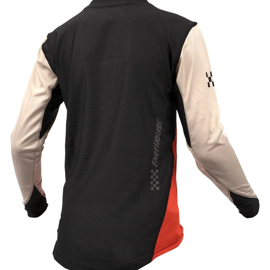 Shirts Kinderen < Fasthouse Alloy idewinder hirt met Lange Mouwen Jongeren - Cream/Red