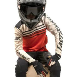 Shirts Kinderen < Fasthouse Alloy idewinder hirt met Lange Mouwen Jongeren - Cream/Red