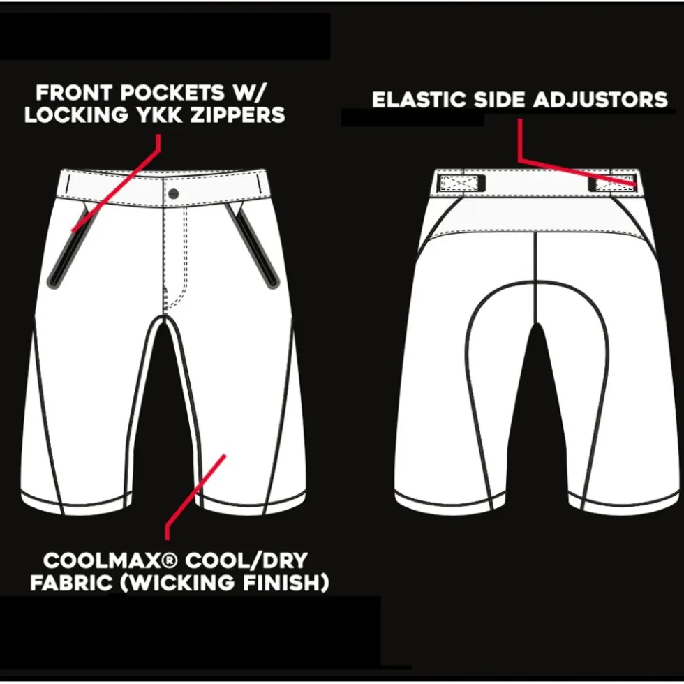Fasthouse Crossline 2.0 Short Jongeren - Zwart