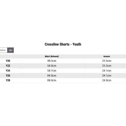 Fasthouse Crossline 2.0 Short Jongeren - Zwart