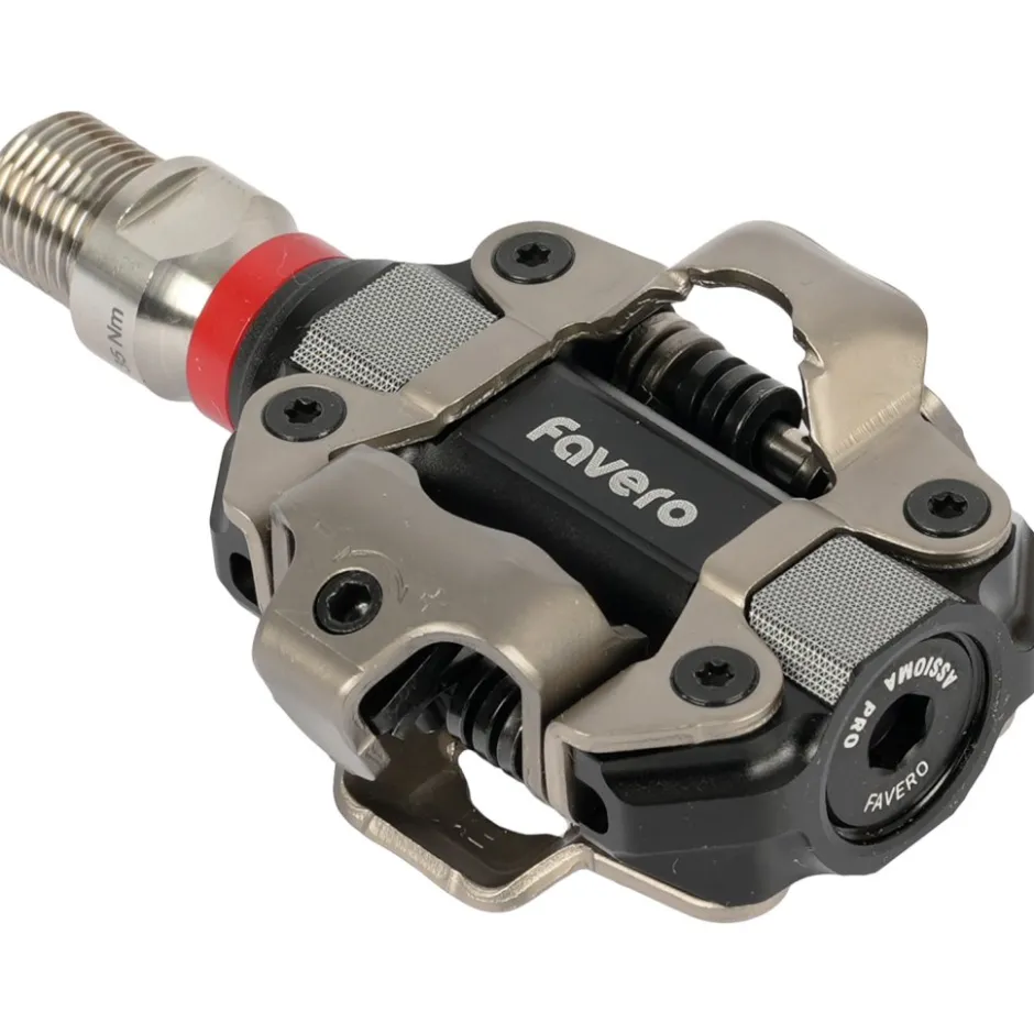 Klikpedalen|Vermogensmeters < Favero Assioma PRO MX-UP Powermeter Pedaal - silver