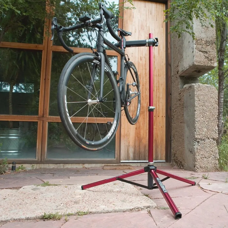 Montagestandaarden|Gereedschap En Onderhoud < Feedback Sports Ultralight Montagestandaard - rood