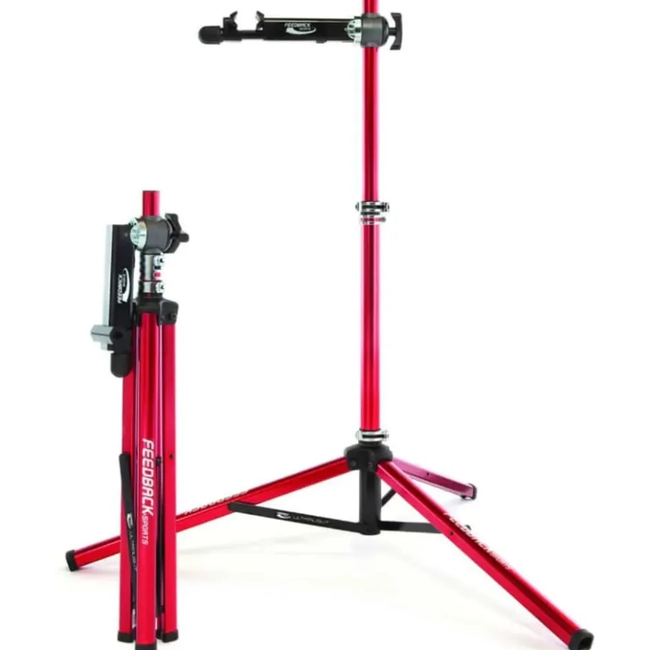 Montagestandaarden|Gereedschap En Onderhoud < Feedback Sports Ultralight Montagestandaard - rood