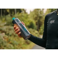 Bidons < Fidlock Twist Set Fietsfles Antibacterieel + Bike Base Mount - 600ml | transparent black
