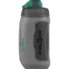Fidlock Twist Single Fietsfles Antibacterieel + Bottle Connector - 450ml | transparent black