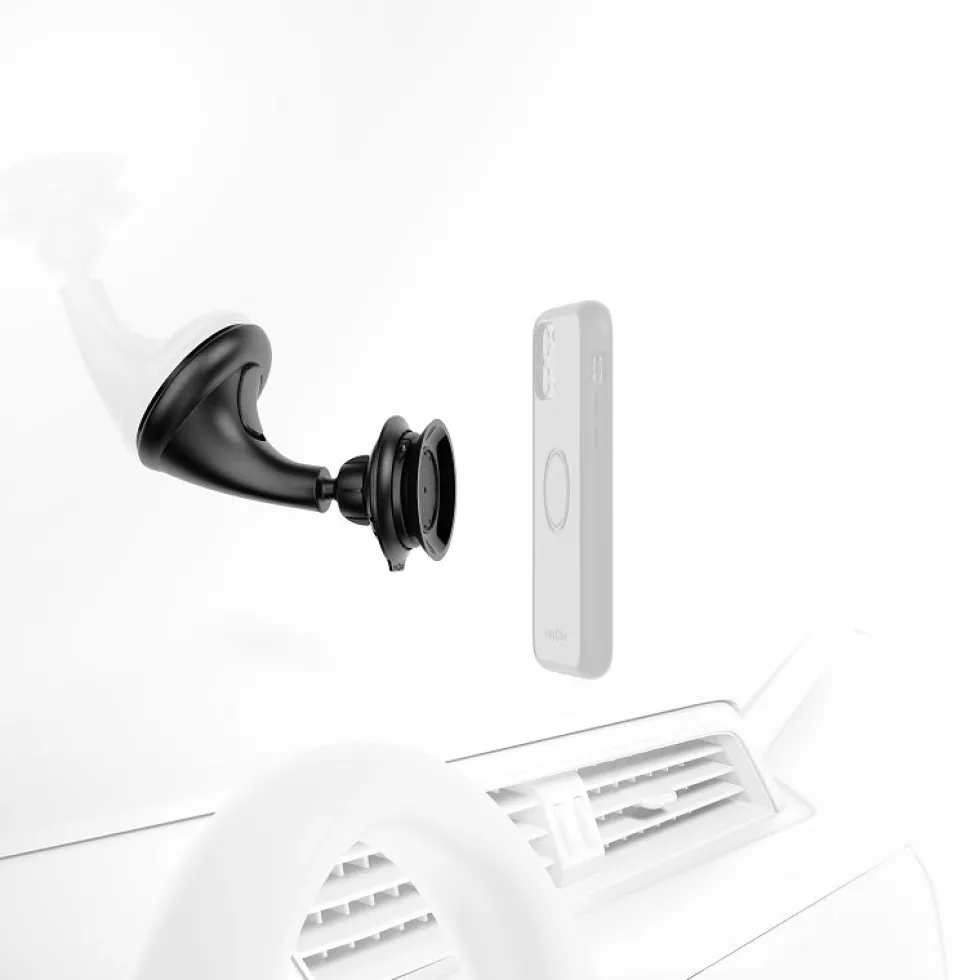 Fidlock Vacuum Car Suction Base Smartphone Houder - zwart