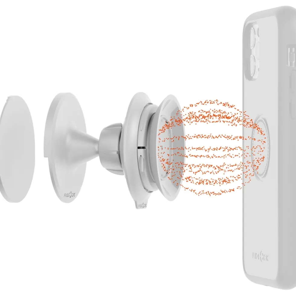 Fidlock Vacuum Wall Base Smartphone-Houder - wit